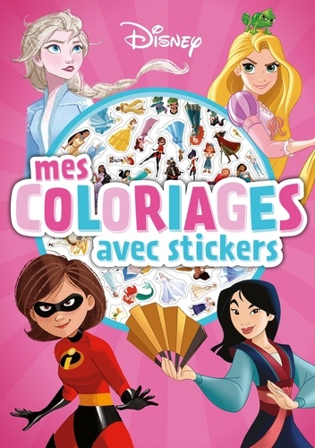 Mes coloriages avec stickers Girl Power