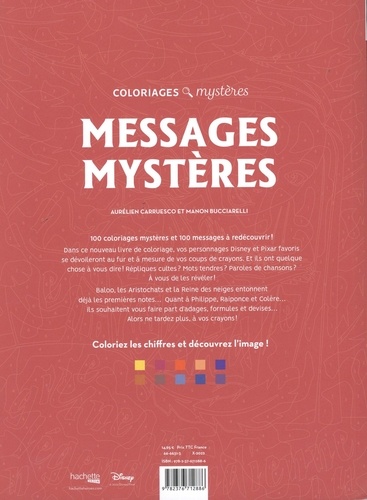 Messages mystères. Coloriages mystères