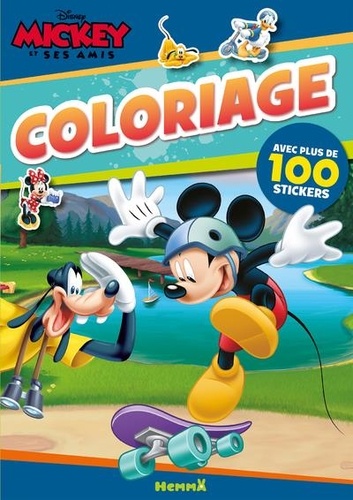 Mickey et ses amis coloriage. Avec plus de 100 stickers
