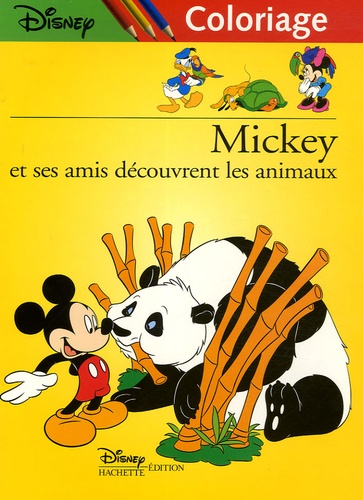  Disney - Mickey et ses amis découvrent les animaux - Coloriage.