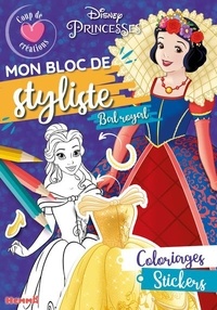  Disney - Mon bloc de styliste Disney Princesses - Bal royal.