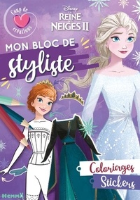  Disney - Mon bloc de styliste Reine des Neiges 2 - Elsa & Anna.