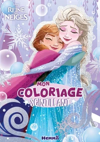 Mon coloriage scintillant Disney La Reine des Neiges (Anna et Elsa)