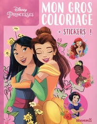 Disney - Mon gos coloriage + stickers Disney Princesses.