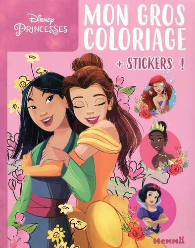 Mon gos coloriage + stickers Disney Princesses