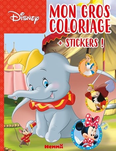 Mon gros coloriage Dumbo. Avec des stickers