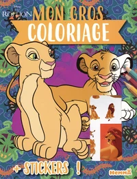 Mon gros coloriage Simba et Nala