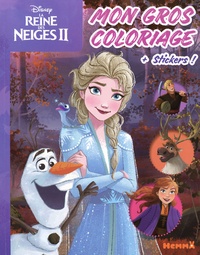  Disney - Mon gros coloriage + stickers Disney La Reine des Neiges II.