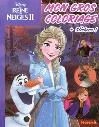 Mon gros coloriage + stickers Disney La Reine des Neiges II