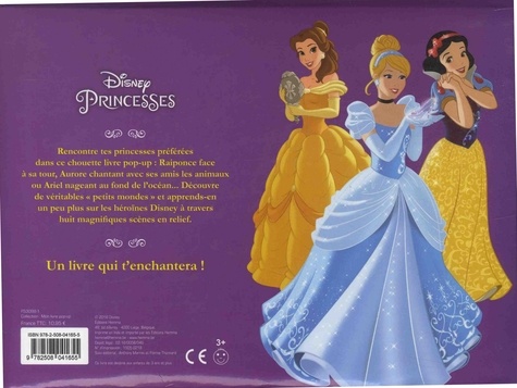 Mon livre pop-up Disney Princesses. 8 scènes en relief