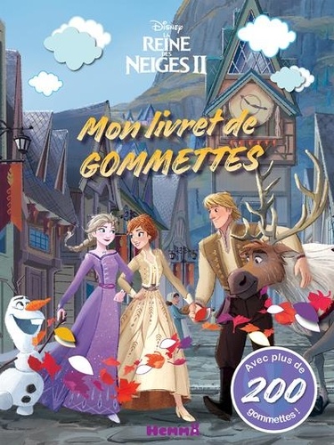 Mon livret de gommettes La reine des neiges II - Fond Village. Avec plus de 200 gommettes !