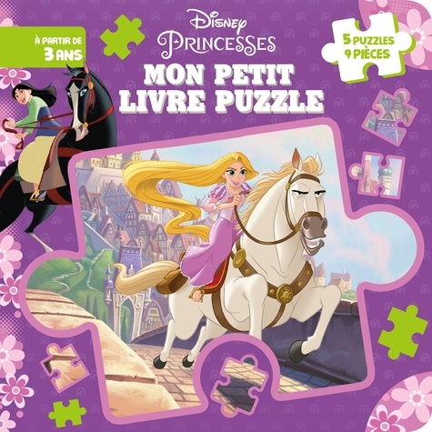  Disney - Mon petit livre puzzle Disney Princesses.