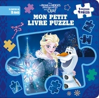  Disney - Mon petit livre puzzle La Reine des Neiges - Joyeuses fêtes avec Olaf.
