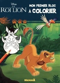 Mon premier bloc à colorier Le Roi Lion - Simba