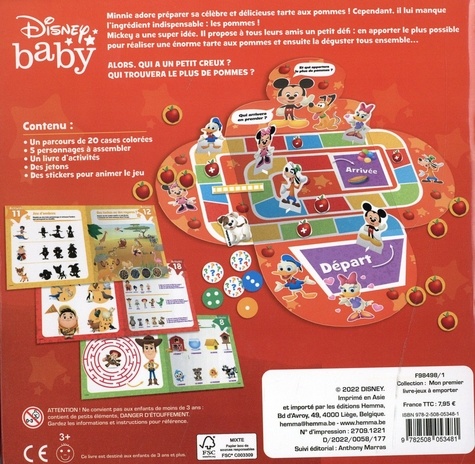 Mon premier livre-jeux à emporter Disney Baby