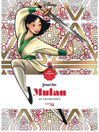  Disney - Mulan - Grand bloc, 60 coloriages.