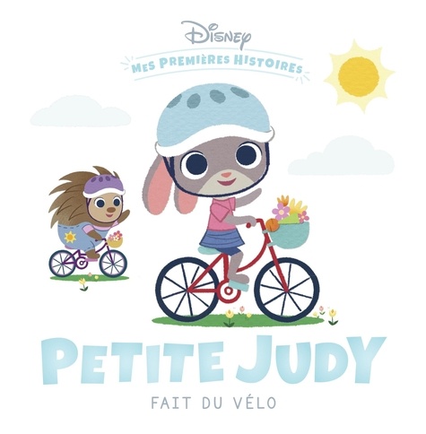Petite Judy fait du vélo