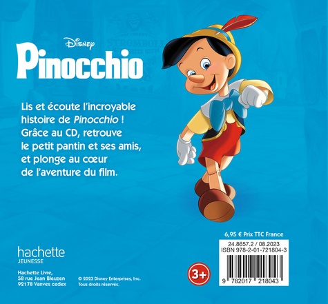 Pinocchio  avec 1 CD audio