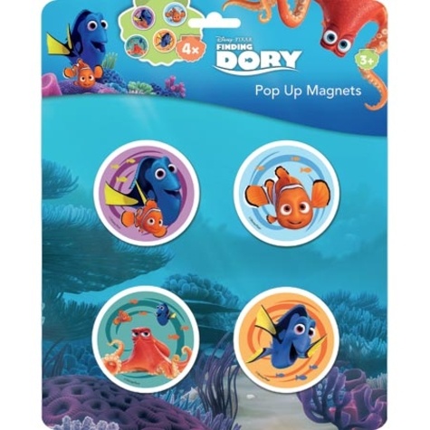 4 magnets pop-up Finding Dory de Disney Pixar - Livre - Decitre