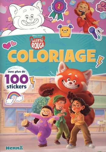 Alerte rouge. Avec plus de 100 stickers