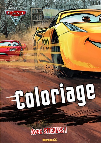  Disney Pixar - Cars 3 - Coloriage avec stickers.