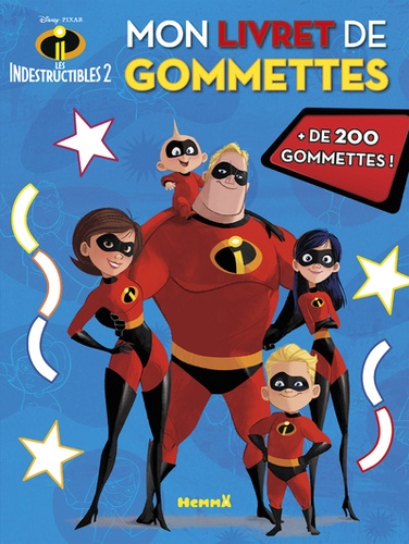  Disney Pixar - Les Indestructibles 2 - Plus de 200 gommettes !.