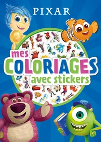 Mes coloriages avec stickers Pixar