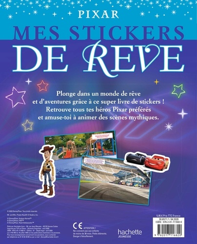 Mes stickers de rêve Pixar