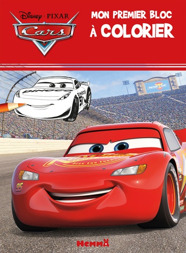  Disney Pixar - Mon premier bloc à colorier Cars.