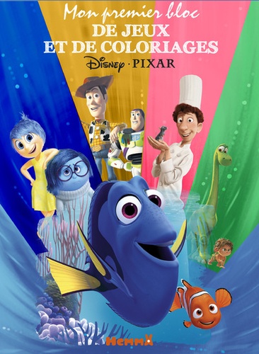  Disney Pixar et Stéphanie Sojic - Mon premier bloc de jeux et de coloriages Disney Pixar.