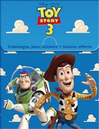 Disney Pixar - Toy Story 3 - Ma pochette : coloriages, jeux, stickers et feutres offerts.