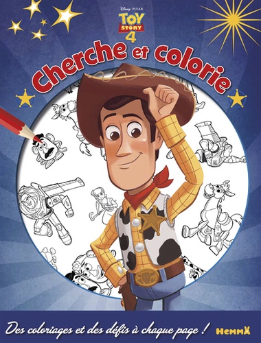 Toy Story 4. Des coloriages et des défis à chaque page !