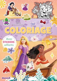 Coloriage Disney Princesses (Raiponce et Vaiana bateau)