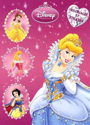  Disney - Princesses, coloriages et stickers.