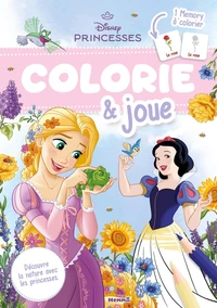 Colorie & joue Disney Princesses