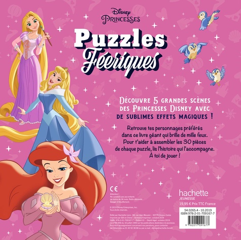 Puzzles féeriques Disney princesses