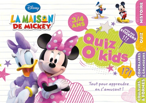  Disney - Quiz O'kids 3/4 ans.