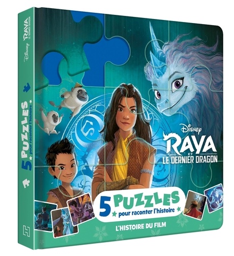  Disney - Raya et le dernier Dragon - 5 puzzles pour raconter l'histoire.