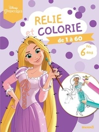  Disney - Relie et colorie de 1 à 60 Disney Princesses.
