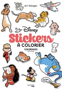  Disney - Stickers à colorier Disney - Coloriages anti-stress.