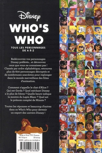 Who's who ?. Tous les personnages de A à Z