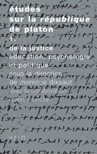 Etudes sur le République de Platon