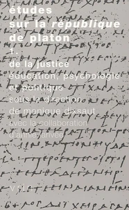 Etudes sur le République de Platon