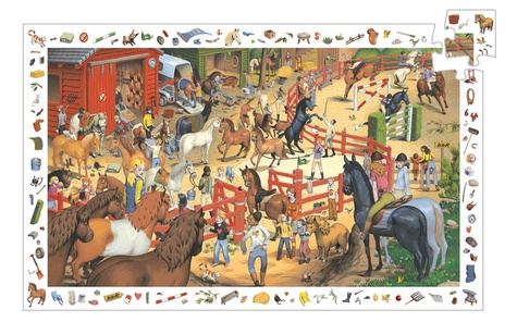 Puzzle découverte Equitation - 200 pièces