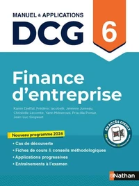 Finance d'entreprise DCG 6