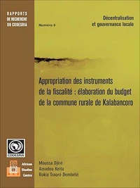 Appropriation des instruments de la fiscalité élaboration du budget de la commune rurale de Kalabancoro
