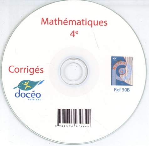 Annick Fruet - Mathématiques 4e - Corrigés. 1 Cédérom