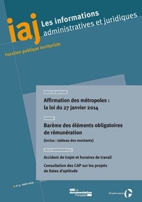 Documentation française La - Barême des éléments obligatoires de rémunération - iaj mars 2014.