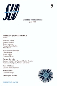  Collectif - Autre Sud N° 5, Juin 1999 : Frédéric Jacques Temple.