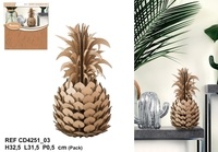  Sud trading - Déco carton 3D grand modèle ananas.